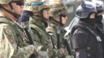 警察と自衛隊が共同でテロ対策訓練　三重・津市