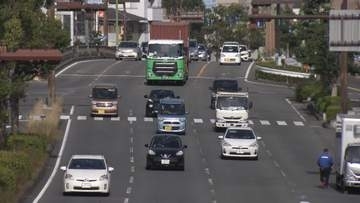 一斉に交通取り締まり　交通事故増加受け