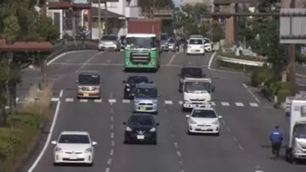 一斉に交通取り締まり　交通事故増加受け