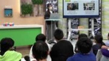 「緊張した」　テレビ局で小学生がお仕事体験