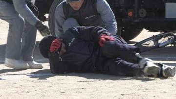三重で自転車が絡む事故、今年2人死亡・266人けが　伊勢市の中学校で事故を再現