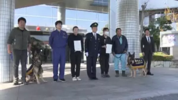 活躍を期待　三重「犬」警察　嘱託式