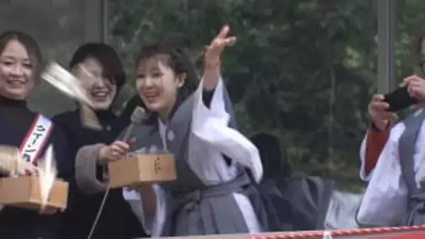 多度大社で節分大厄除祭　「鬼は外、福は内」