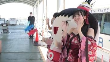 乗船無料引換券もプレゼント　「ゴーちゃん」と「知多娘。」が船旅の魅力をPR