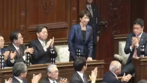 高市氏を首相に選出　第2次高市内閣　発足へ