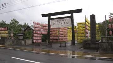 終戦の日を前に三重県護国神社で「万灯みたま祭」　約6000灯の提灯ともる