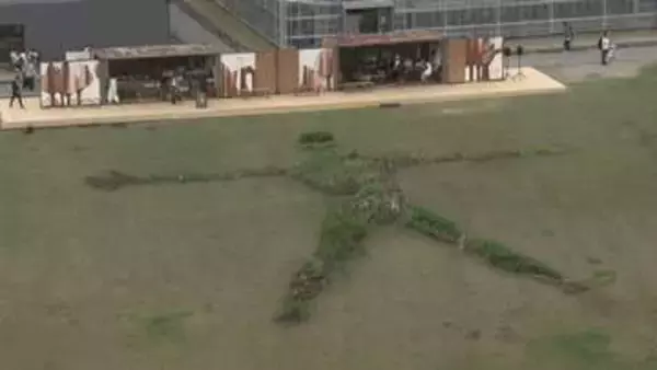 見て学ぶ薬草の世界　人型をしたハーブ畑「ハーブマン」三重・多気町