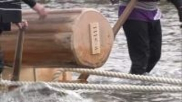 式年遷宮へ向け「御木曳初式」