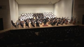 町民中心の合唱団が伸びやかに　日本語で「第九」