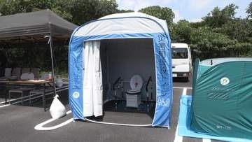 店舗の駐車場で防災イベント　災害時は一時避難場所に