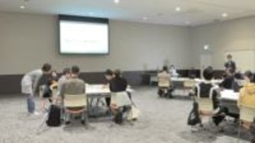 「男性の育休」をテーマに講義　理想の夫婦像について