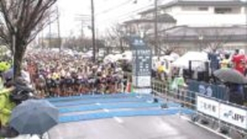 川内優輝選手が2年ぶり3度目の優勝　みえ松阪マラソン