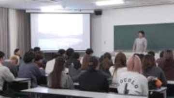 「漁業はさまざまな挑戦の場」鳥羽の漁師が学生に講演　皇學館大学と百五銀行が連携講座