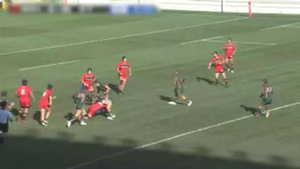 四日市工業初戦で敗れる　全国高校ラグビー大会