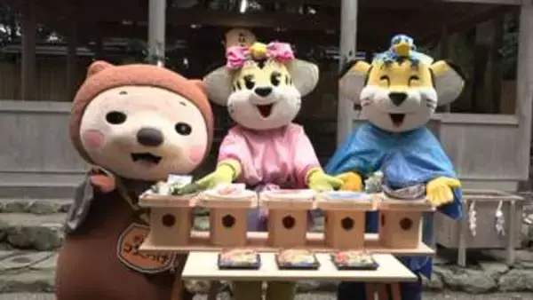 ぎゅーとら 七夕限定ちらし寿司 　神社で食材を祈願