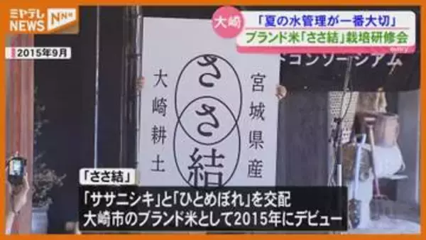 ブランド米「ささ結」の栽培管理を学ぶ研修会＜宮城・大崎＞