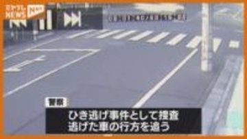 【防犯カメラ映像あり】交差点ではねられ81歳女性が意識不明、“白い車”が『ひき逃げ』か（仙台市）