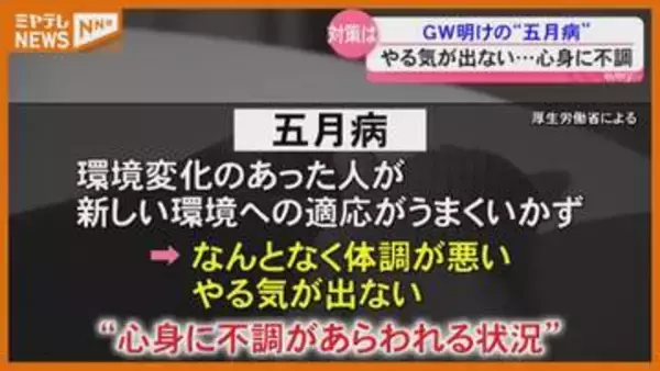 「朝起きるのが憂うつ…」GW終わると心身に不調『五月病』の対処法は？街の人は？