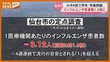 「【インフル患者数】前週の約1.9倍に増加（8月30日までの1週間・仙台）」の画像1