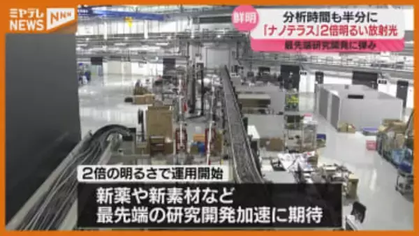 放射光施設『ナノテラス』、これまでより“2倍明るい放射光”に…分析時間も“半分”（東北大学青葉山キャンパス）