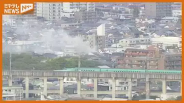 【続報】若林区2階建て共同住宅の火事は鎮火　住人の50代男性が搬送されるも命に別条なし〈仙台〉
