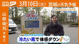 「“冷たい風で 体感ダウン↓” 10日(火)宮城の天気」の画像1