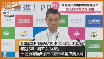 「宮城県立劇場」の整備費用として活用 県債発行へ〈宮城〉