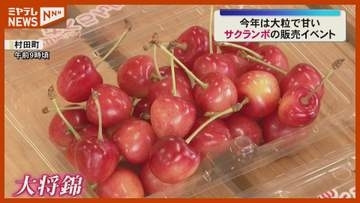 【市価より２割安】道の駅村田「たかはたマルシェ」でサクランボ販売