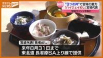 『ハイウェイめし甲子園』宮城代表は“長者めし”…サービスエリア等のグルメナンバー1は？