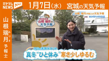“真冬がひと休み 寒さ少しゆるむ” 7日(水)宮城の天気