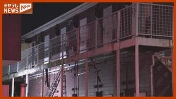 アパート2階の床が抜け落ちる 男性1人巻き込まれけが＜仙台市青葉区＞