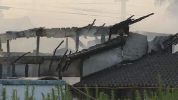 岩沼市で火事　木造2階建て住宅1棟全焼　けが人なし＜宮城・岩沼市＞