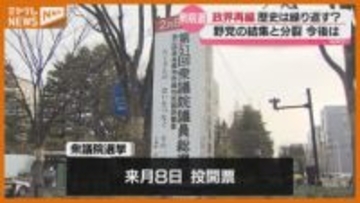 【政界再編】歴史は繰り返すのか？専門家に聞く“政党の結集と分裂”