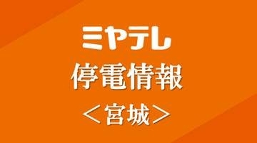 角田市で約880軒が停電・原因調査中＜宮城・角田市＞