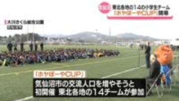 「ホヤぼーやCUP」気仙沼市の観光キャラクターでサッカー大会(宮城）