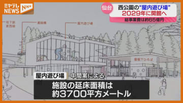 仙台市の『子ども向けの屋内遊び場』、2029年の開館めざす…青葉区の西公園に整備