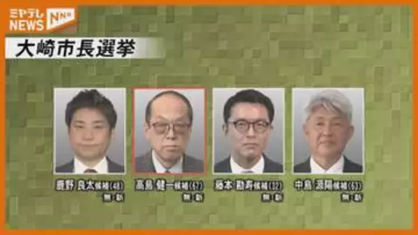 【大崎市長選挙】候補者アンケート 高島健一候補（67）