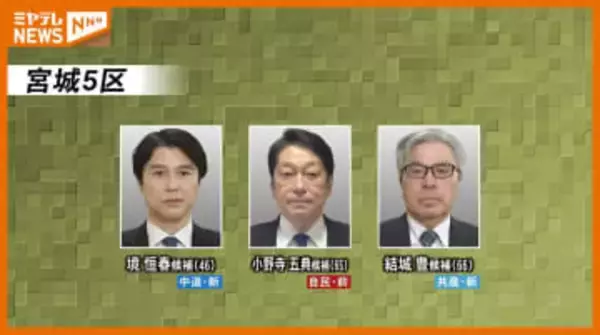 【立候補者一覧】衆院選・宮城5区 プロフィール紹介（気仙沼市・登米市・栗原市大崎市・加美郡・遠田郡・本吉郡）