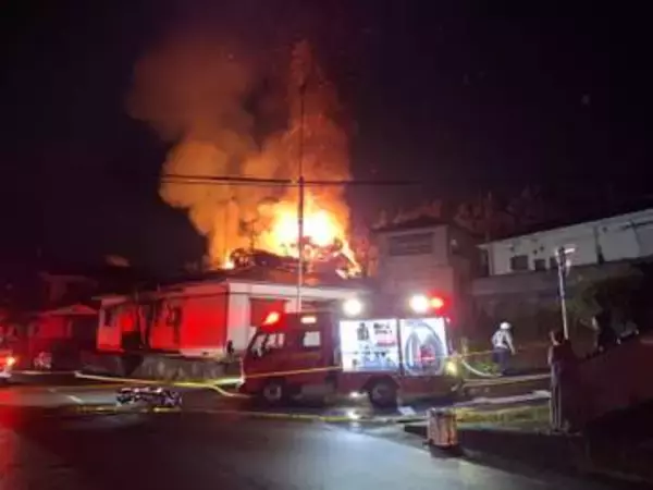 【速報】気仙沼市で火災 住人2人と連絡取れず＜宮城＞