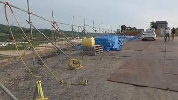 300キロの鉄板が複数崩れ落ちる 作業員が下敷きになり死亡 能登半島地震の地すべり対策工事現場で積み下ろし作業中