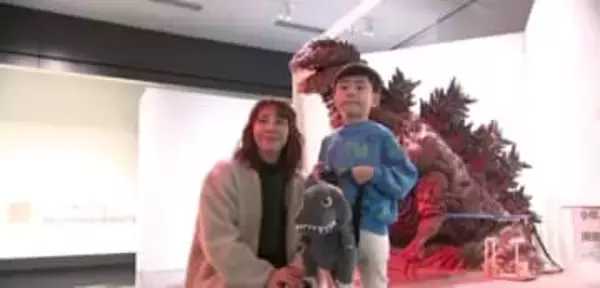 「USゴジラが好き」金沢の5歳男児 ゴジラ博in金沢 来場者１万人達成