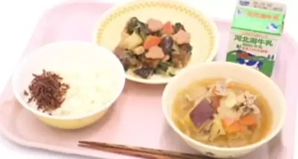 国の登録無形文化財「加賀料理」を学校給食で 金沢市内の小学校で保存会が食文化を伝承