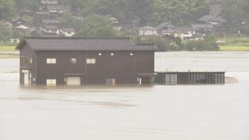 ポンプ稼働も水引かず 豪雨から1週間 石川・羽咋市の冠水長期化