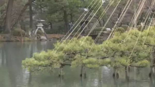 金沢の兼六園 年末年始の無料開園始まる 大みそか～元日は夜通し