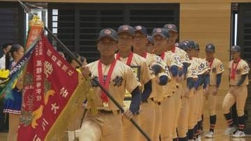 遊学館高校ナイン 甲子園に向けた壮行式で生徒約500人がエール 目標は「石川県史上初の日本一」