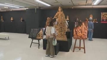 「復興への静かな祈りを込めて」　大仏師・松本明慶工房彫刻展