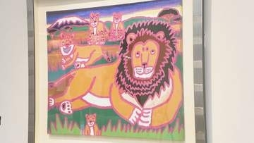 TBSドラマ「ライオンの隠れ家」劇中作家が金沢で絵画展 新作8作品を含む25作品が一堂に
