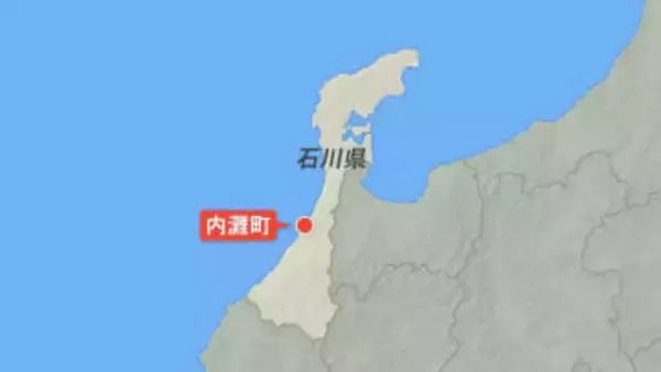 内灘海岸に身元不明の遺体 上下黒色の衣服に黒い靴を着用も身元示す品なし 石川・内灘町