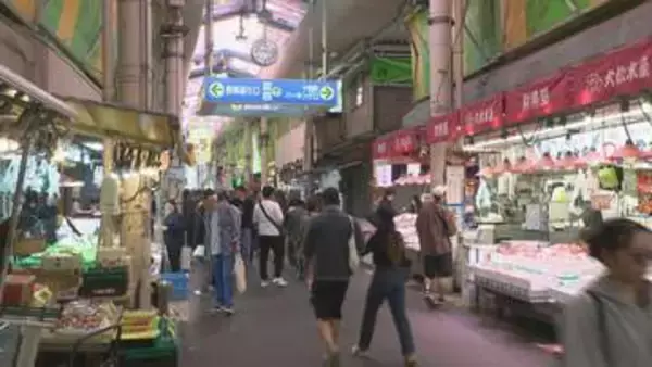 最大12連休のGW最終日　市場では飲食スペース増設 東京行の新幹線はほぼ満席