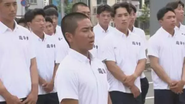 「粘り強く戦ってくれた」遊学館ナイン金沢市内に戻り保護者らに結果報告